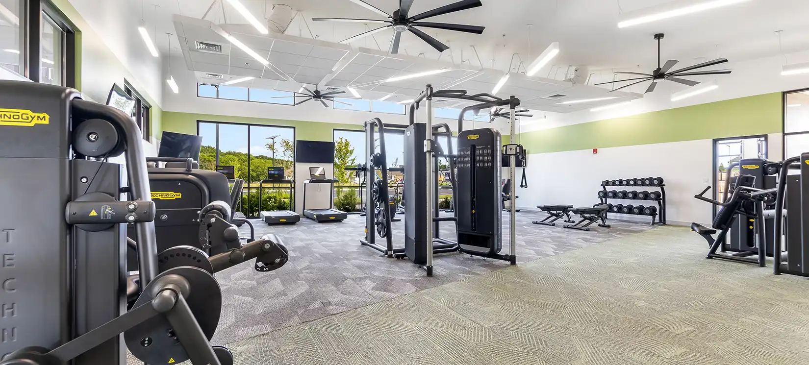 Freedom Amenity South Village Active Adult Amenity Center Fitness Center in at Nexus in Gallatin Tennessee