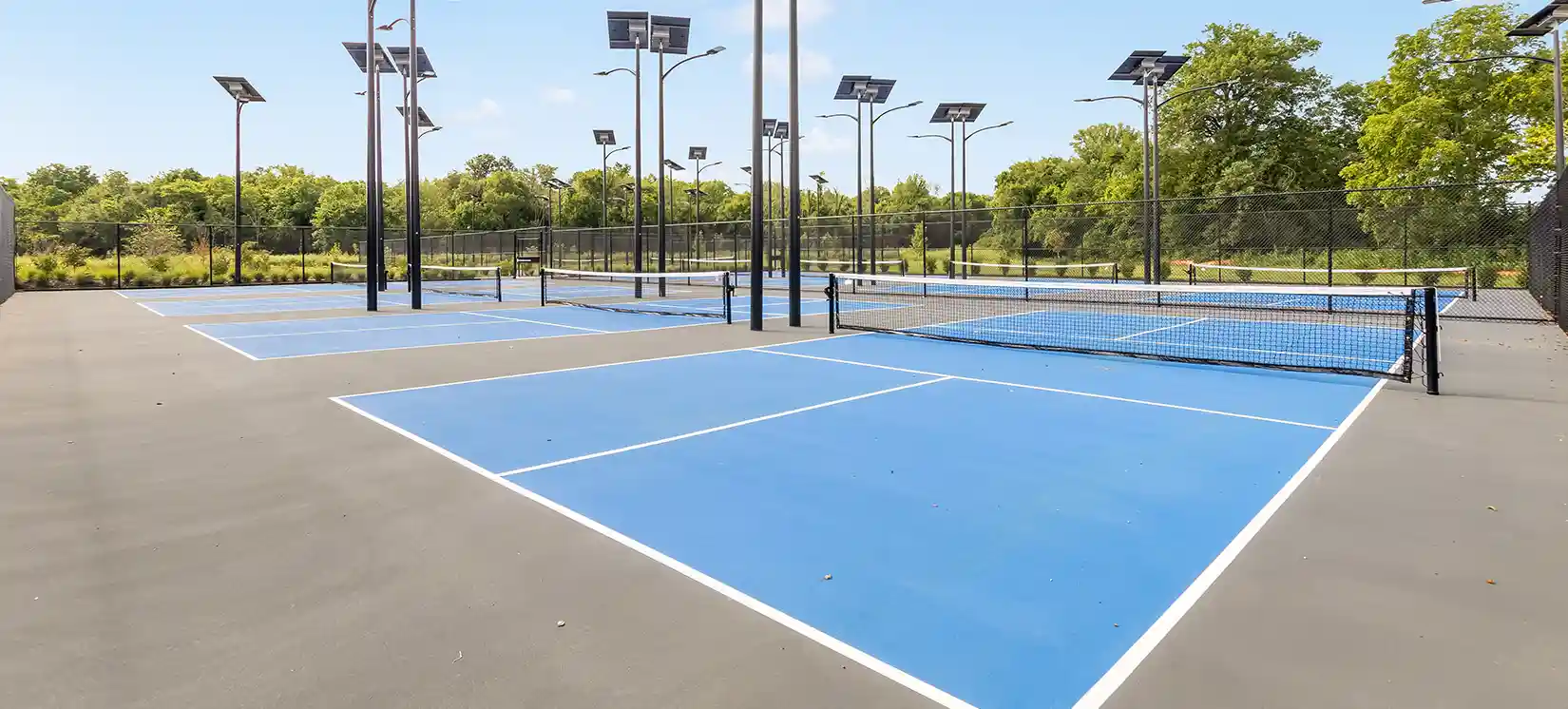Freedom Amenity South Village Active Adult Amenity Center Pickleball Courts in at Nexus in Gallatin Tennessee